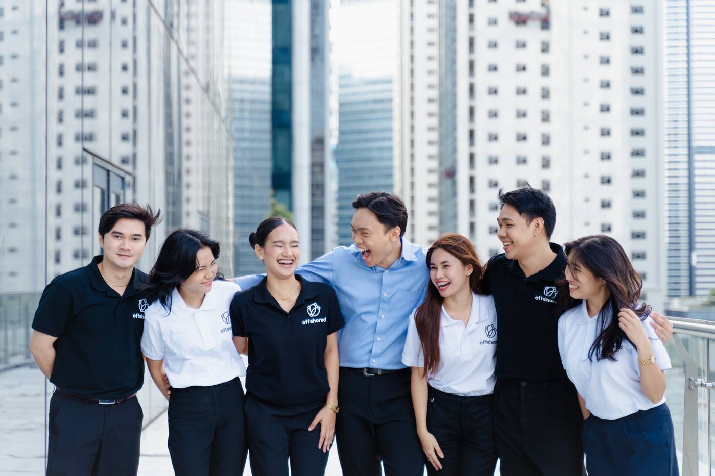 The Offshored team in BGC, Manila