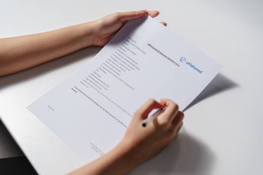Signing an Offshored employment agreement