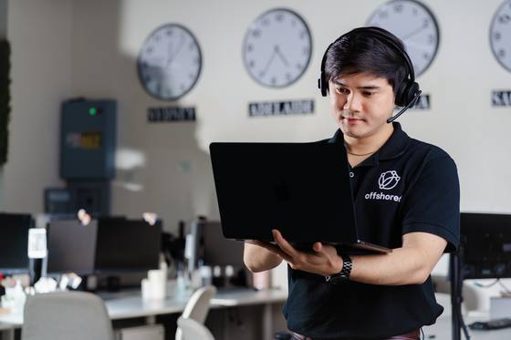 An Offshored team member working Australian hours